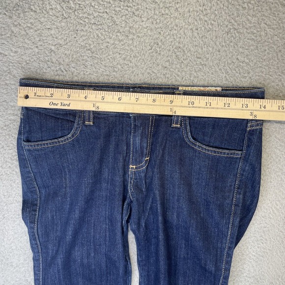 Siwy Low Rise Jeans Women 26 Blue Dark Wash Straight Leg Isobel Restart My Heart - Picture 10 of 14